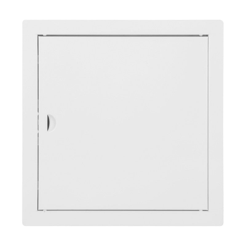 MetalLine Trappe de Visite en Métal Blanc Avec Loquet 25x25 Durable - Accès Fiable Pour Réseaux et Espaces Techniques
