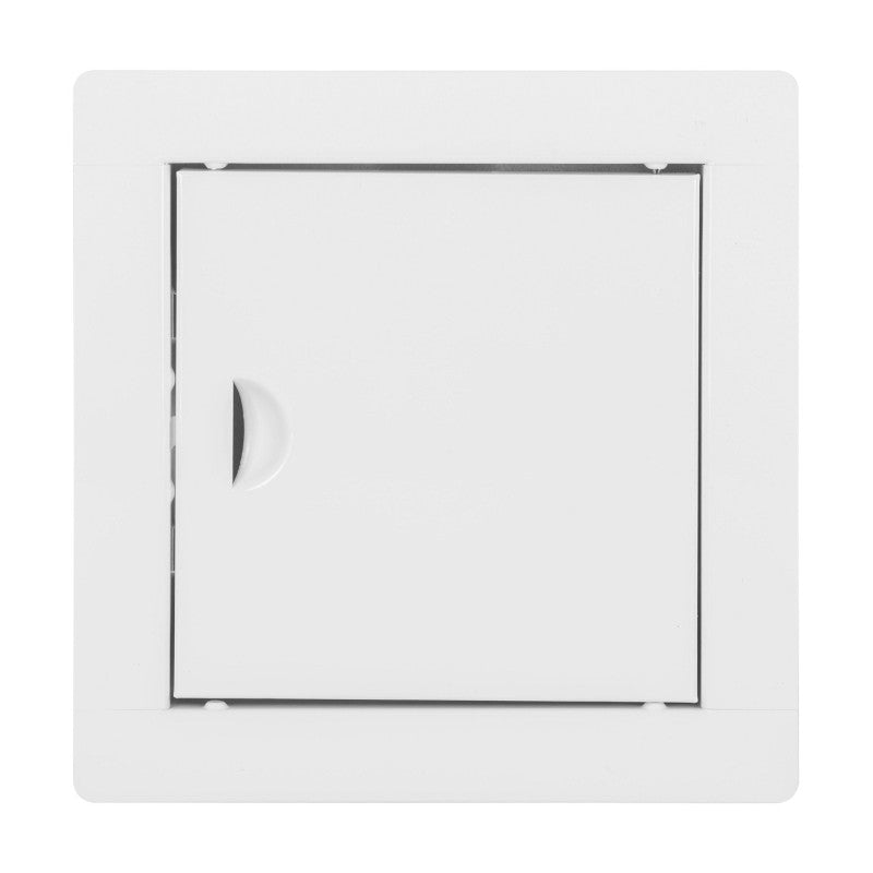 ArmorPort Trappe De Visite Métal Blanc Avec Loquet 15x15 Pour Porte D Inspection - Robuste Et Discrète