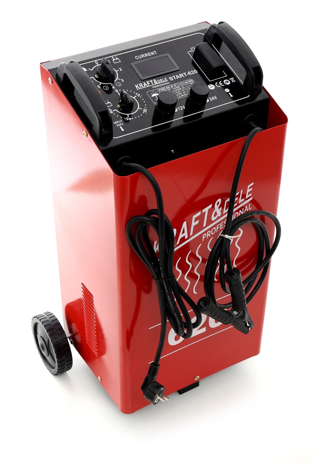 Chargeur batterie de voiture  Redresseur avec démarrage LCD 250A 12/24 V