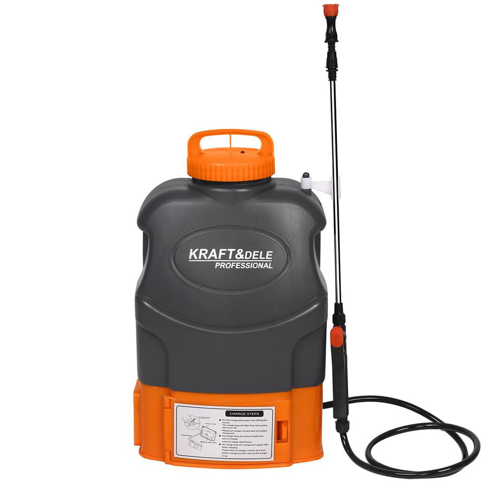 Pulvérisateur électrique sur  batterie 16L 12V 8Ah + 4 buses