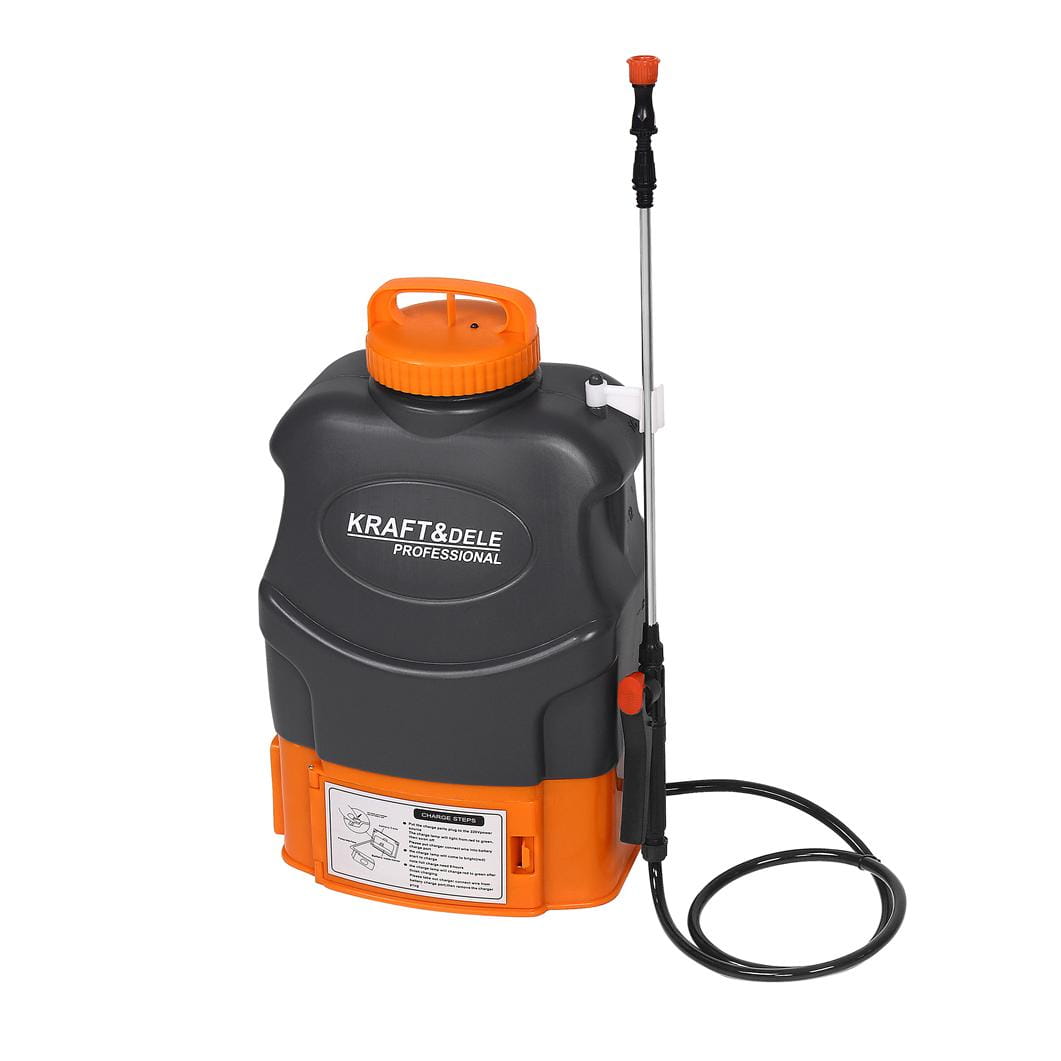 Pulvérisateur électrique sur  batterie 16L 12V 8Ah + 4 buses