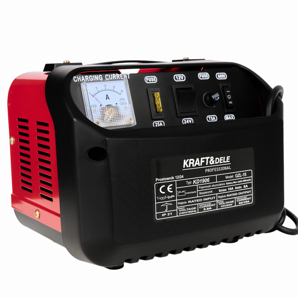 Chargeur batterie de voiture 12/24V 15A 150Ah