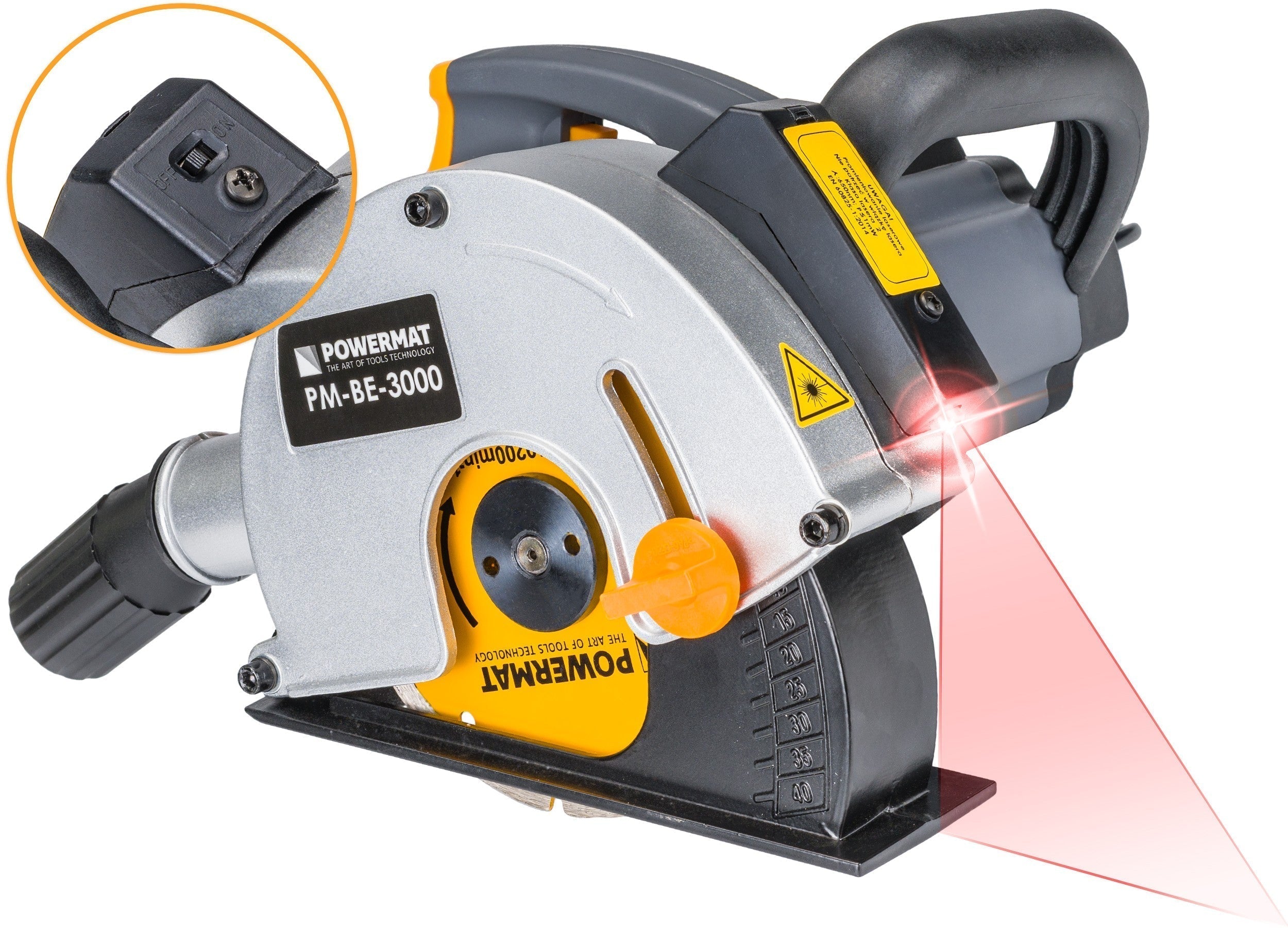 Bruzdownica elektryczna PM-BE-3000 3000W z walizką