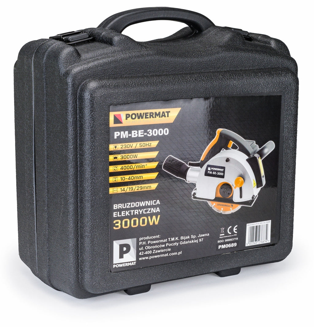Bruzdownica elektryczna PM-BE-3000 3000W z walizką