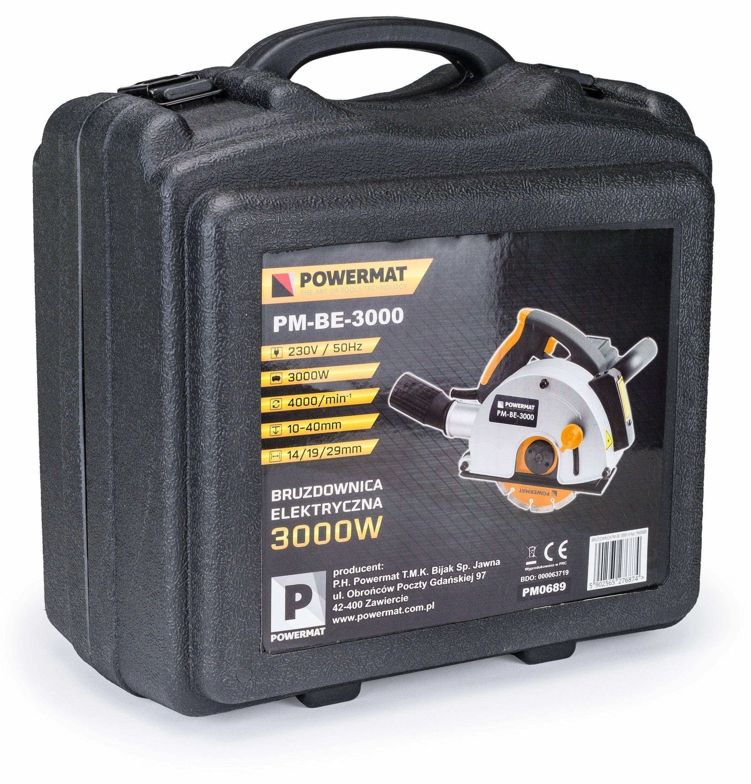 Bruzdownica elektryczna PM-BE-3000 3000W z walizką