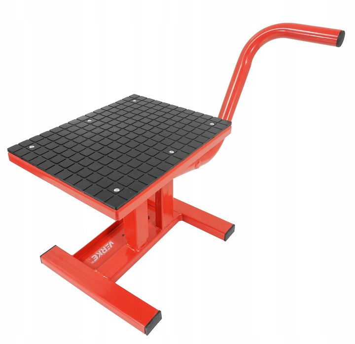 Pont élévateur Support stand Universel lève Moto hydraulique rouge 135KG