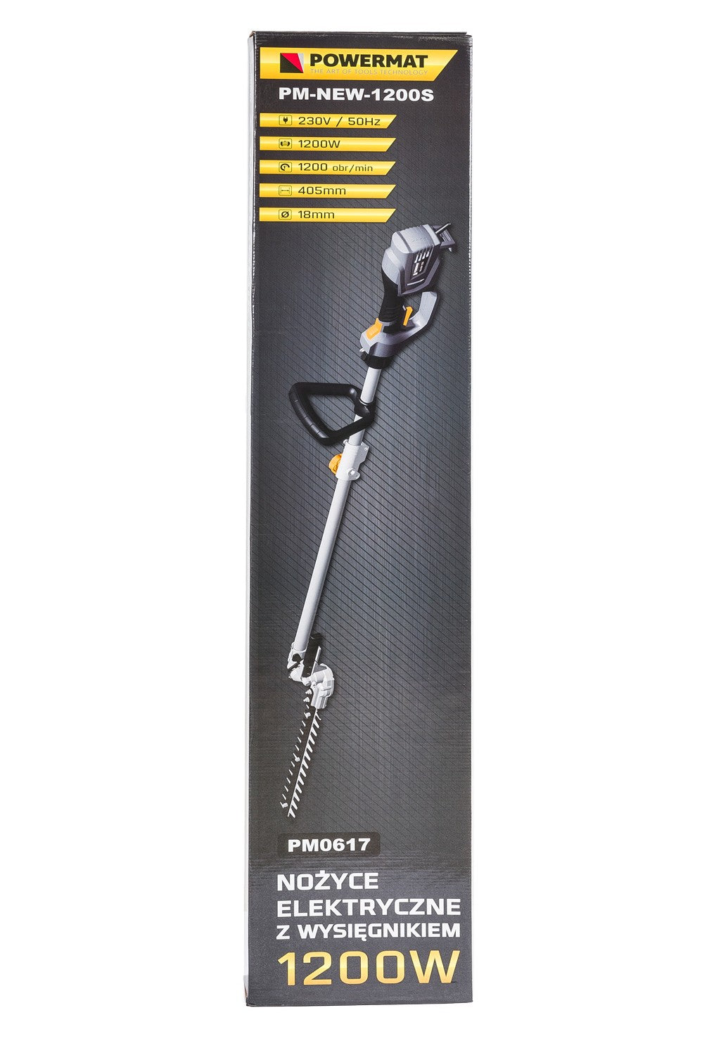 Elektryczne nożyce do żywopłotu na wysięgniku PM-NEW-1200S 40CM 1200W