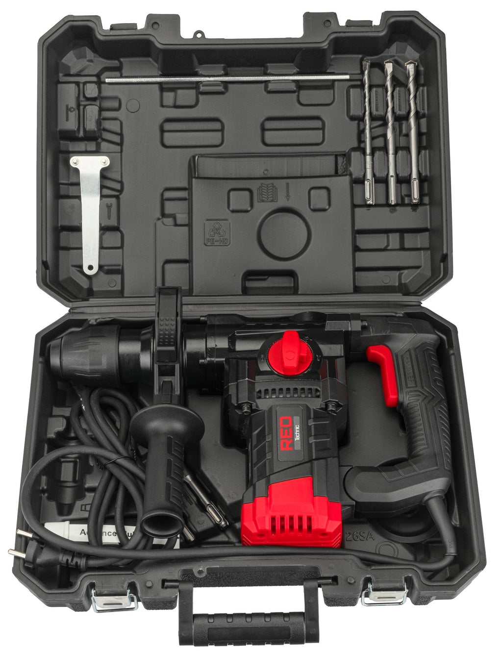 MŁOT UDAROWY MŁOTOWIERTARKA UDAR SDS+ ZESTAW 2200W RTMU0031