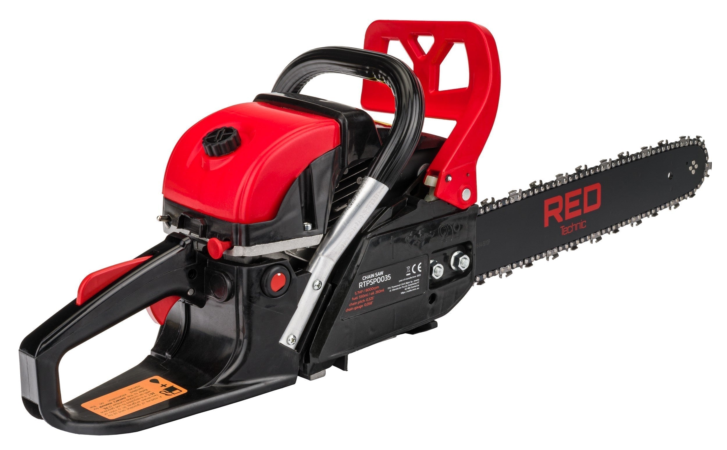 Piła SPALINOWA 5,7KM 16'' 18'' Łańcuchowa Pilarka RTPSP0035